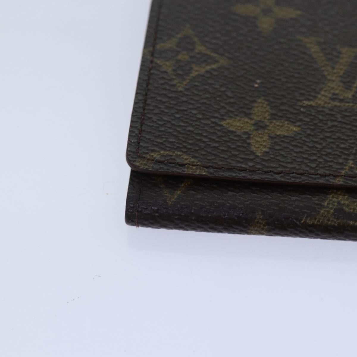 LOUIS VUITTON Monogram Porte Yen 3 Credit Long Wallet M61818 LV Auth bs17103