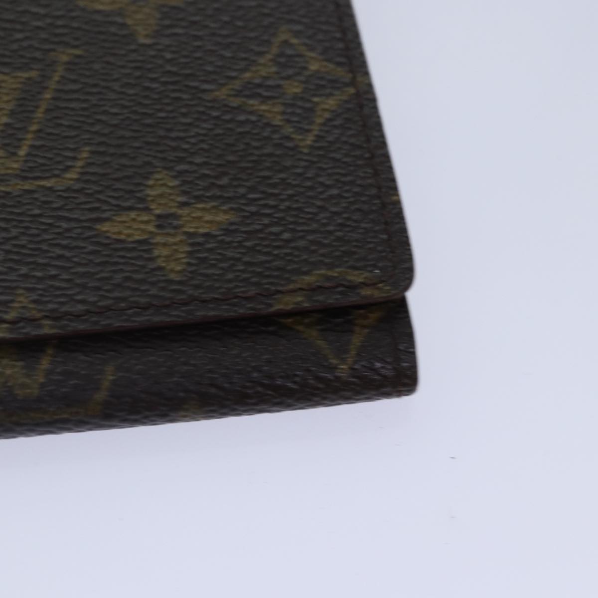 LOUIS VUITTON Monogram Porte Yen 3 Credit Long Wallet M61818 LV Auth bs17103