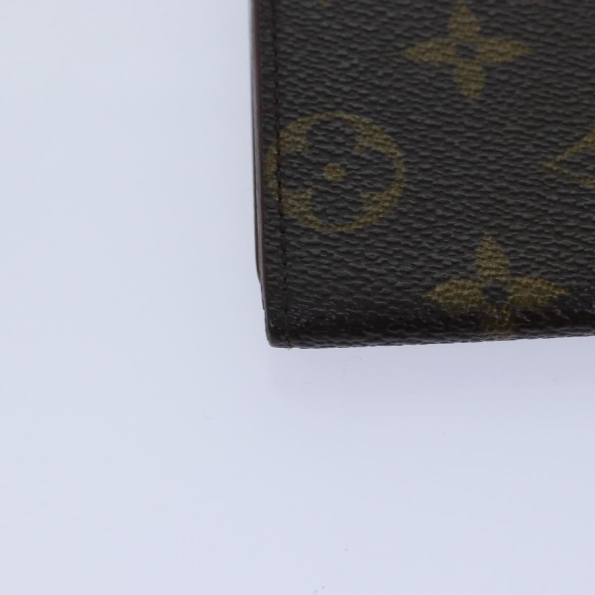 LOUIS VUITTON Monogram Porte Yen 3 Credit Long Wallet M61818 LV Auth bs17103