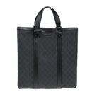 GUCCI GG Canvas Hand Bag Black 322072 Auth bs17120-13