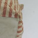 CHANEL Matelasse Chain Crash Shoulder Bag Canvas Red Gold CC Auth bs17125-14