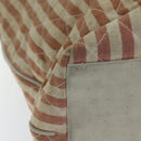 CHANEL Matelasse Chain Crash Shoulder Bag Canvas Red Gold CC Auth bs17125-15