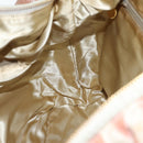 CHANEL Matelasse Chain Crash Shoulder Bag Canvas Red Gold CC Auth bs17125-19