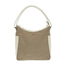 GUCCI Hand Bag Canvas Leather Beige Silver 001 3766 Auth bs17134-13