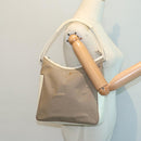 GUCCI Hand Bag Canvas Leather Beige Silver 001 3766 Auth bs17134-23