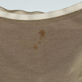 GUCCI Hand Bag Canvas Leather Beige Silver 001 3766 Auth bs17134 - 0