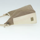 GUCCI Hand Bag Canvas Leather Beige Silver 001 3766 Auth bs17134-5