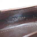 LOUIS VUITTON shoes Leather 7 Brown LV Auth bs17139-16