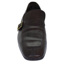 LOUIS VUITTON shoes Leather 7 Brown LV Auth bs17139-2