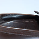 LOUIS VUITTON shoes Leather 7 Brown LV Auth bs17139-26