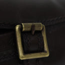 LOUIS VUITTON shoes Leather 7 Brown LV Auth bs17139-9