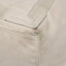 BALENCIAGA Navy Cabas Hand Bag Leather White Silver 339936 Auth bs17140-14