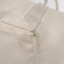 BALENCIAGA Navy Cabas Hand Bag Leather White Silver 339936 Auth bs17140-16