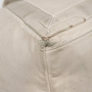 BALENCIAGA Navy Cabas Hand Bag Leather White Silver 339936 Auth bs17140-9