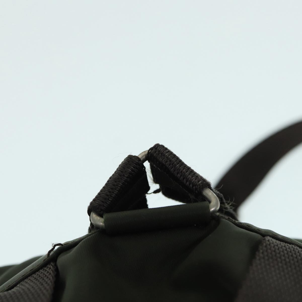 PRADA Backpack Nylon Khaki Auth bs17144