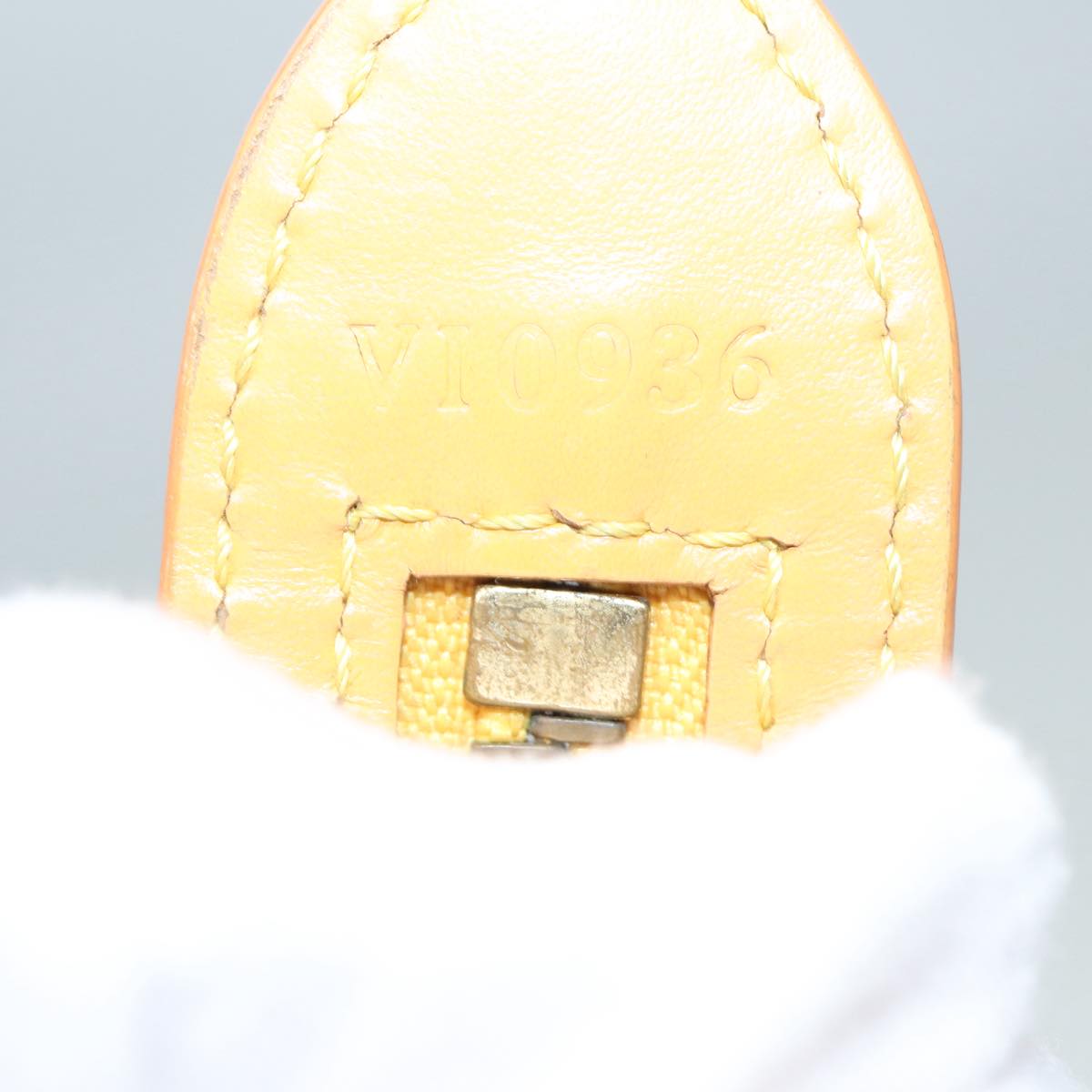 LOUIS VUITTON Epi Saint Jacques Hand Bag Yellow M52279 LV Auth bs17145