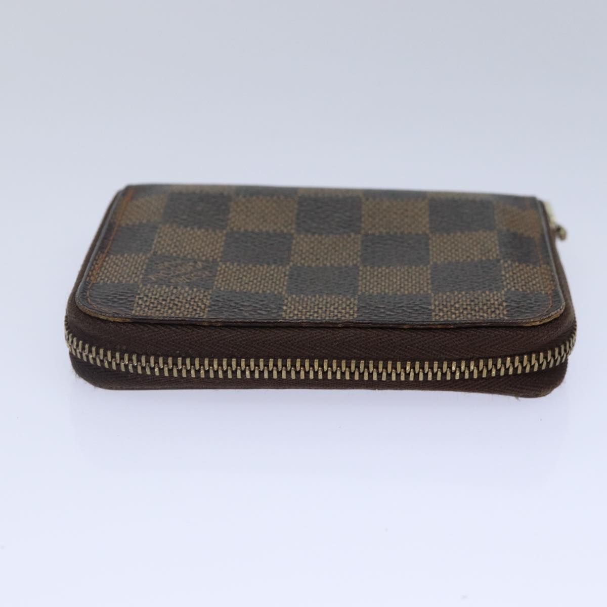 LOUIS VUITTON Damier Ebene Zippy Coin Purse N63070 LV Auth bs17148