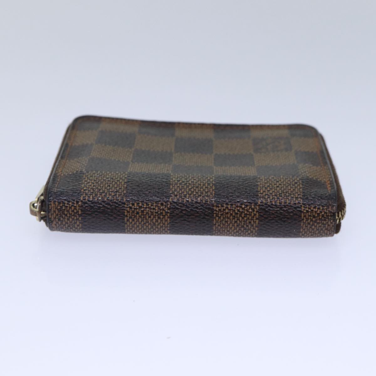 LOUIS VUITTON Damier Ebene Zippy Coin Purse N63070 LV Auth bs17148