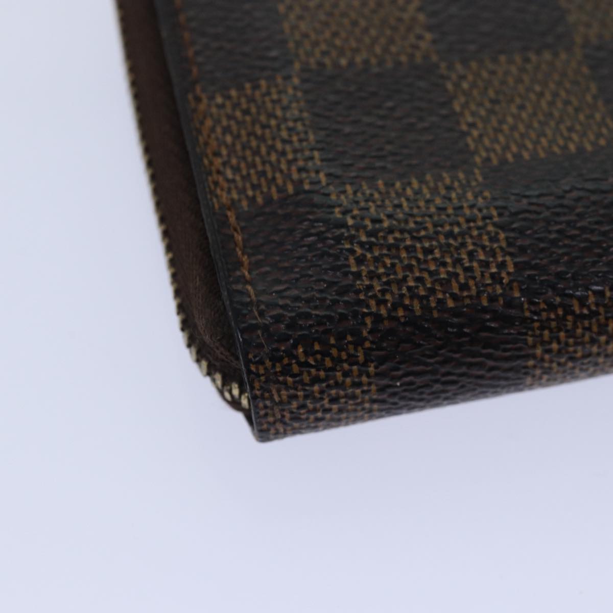 LOUIS VUITTON Damier Ebene Zippy Coin Purse N63070 LV Auth bs17148