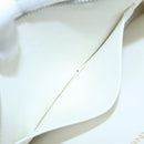 CHANEL Matelasse Shoulder Bag Lamb Skin White Gold CC Auth bs17156-22