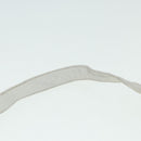 CHANEL Matelasse Shoulder Bag Lamb Skin White Gold CC Auth bs17156-8