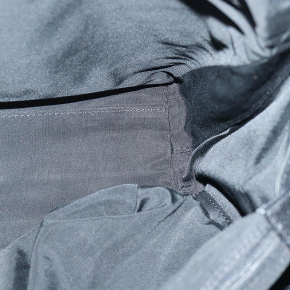 CHANEL Matelasse Hand Bag Calf Skin Black Silver CC Auth bs17167