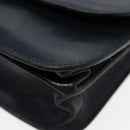 BALENCIAGA Shoulder Bag Leather Navy Gold Auth bs17168-15