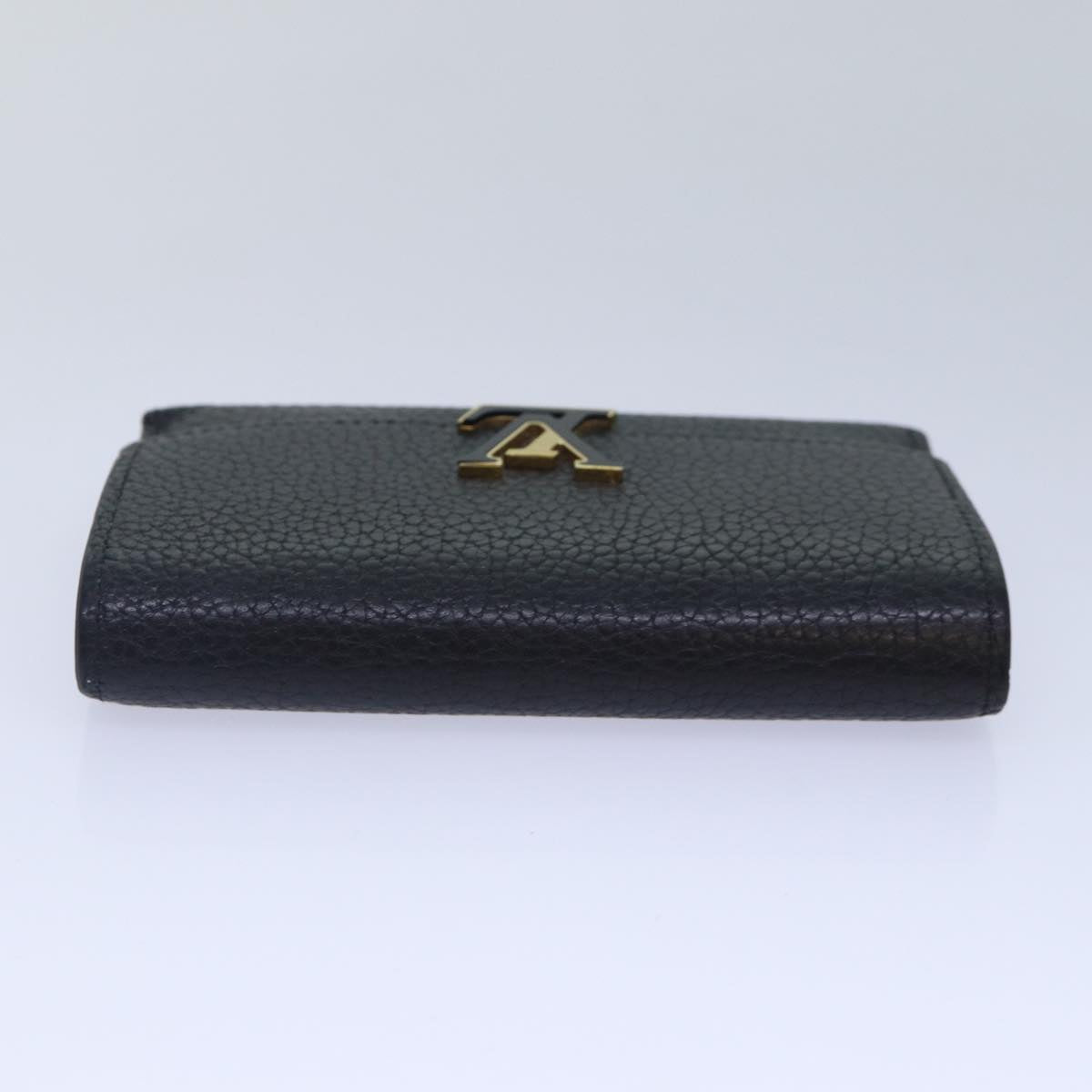 LOUIS VUITTON Portefeuille Capucines Compact Wallet Black M62157 LV Auth bs17177