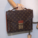 LOUIS VUITTON Monogram Monceau 28 Hand Bag 2way M51185 LV Auth bs17183-25