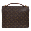 LOUIS VUITTON Monogram Monceau 28 Hand Bag 2way M51185 LV Auth bs17183-2