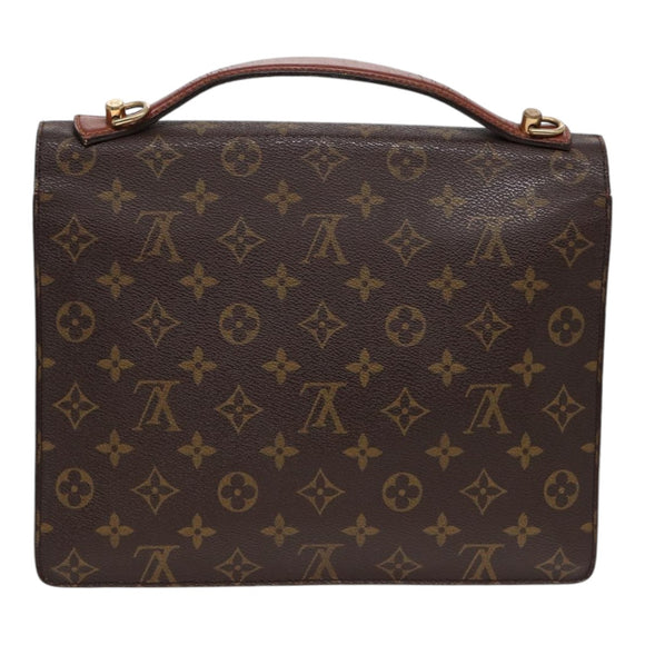 LOUIS VUITTON Monogram Monceau 28 Hand Bag 2way M51185 LV Auth bs17183