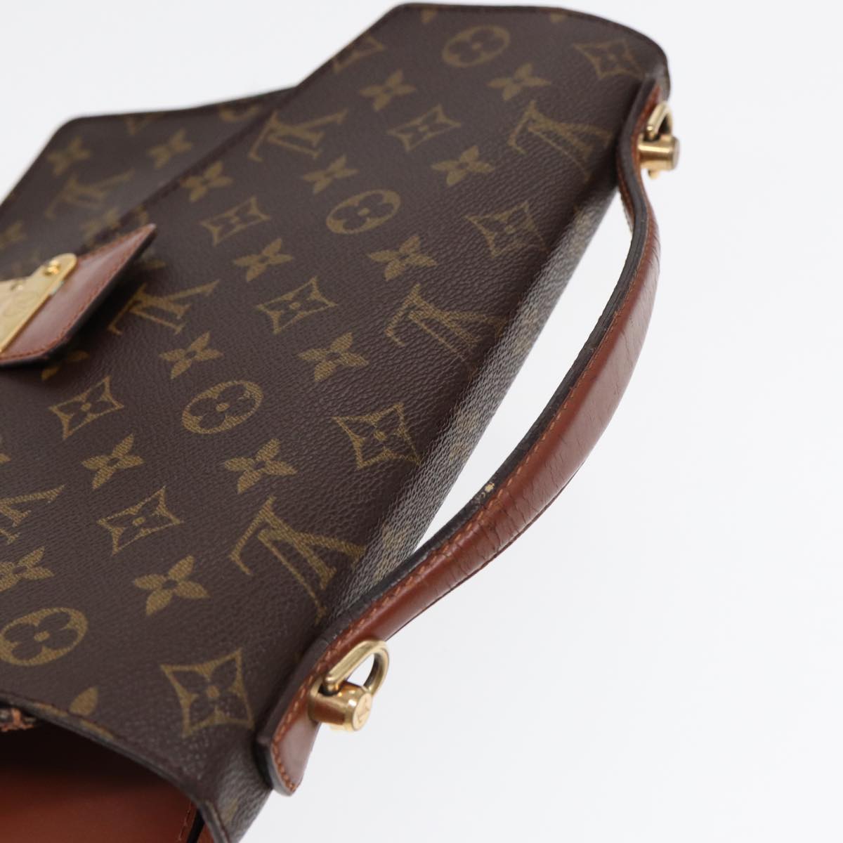 LOUIS VUITTON Monogram Monceau 28 Hand Bag 2way M51185 LV Auth bs17183