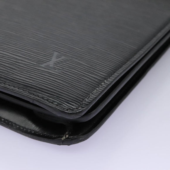 LOUIS VUITTON Epi Serviette Conseiller Briefcase Black M54422 LV Auth bs17184