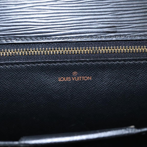 LOUIS VUITTON Epi Serviette Conseiller Briefcase Black M54422 LV Auth bs17184