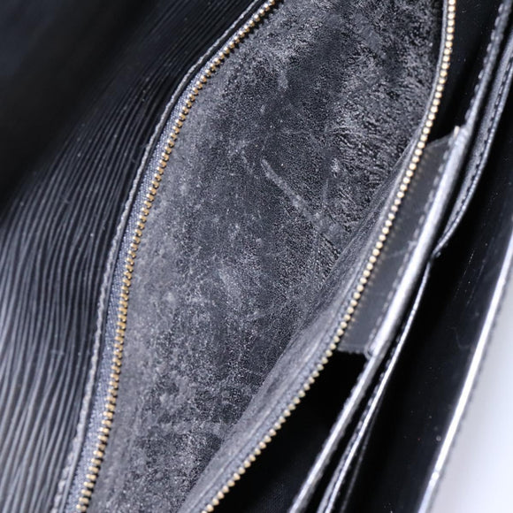 LOUIS VUITTON Epi Serviette Conseiller Briefcase Black M54422 LV Auth bs17184