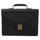 LOUIS VUITTON Epi Serviette Conseiller Briefcase Black M54422 LV Auth bs17184-2