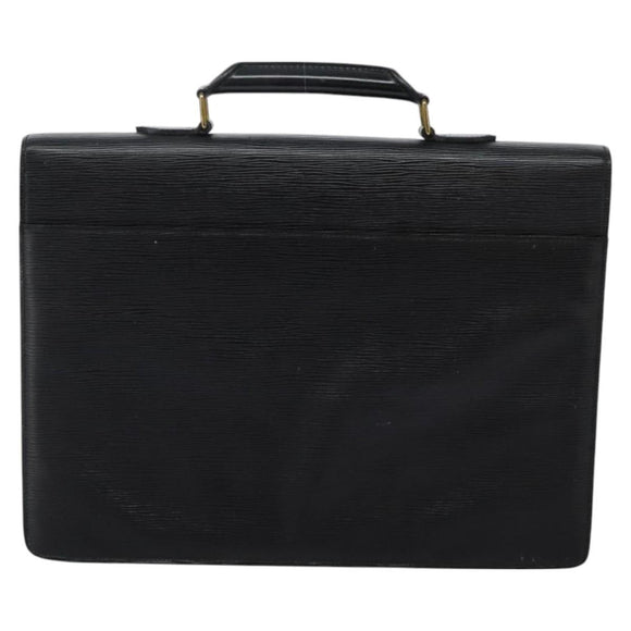 LOUIS VUITTON Epi Serviette Conseiller Briefcase Black M54422 LV Auth bs17184