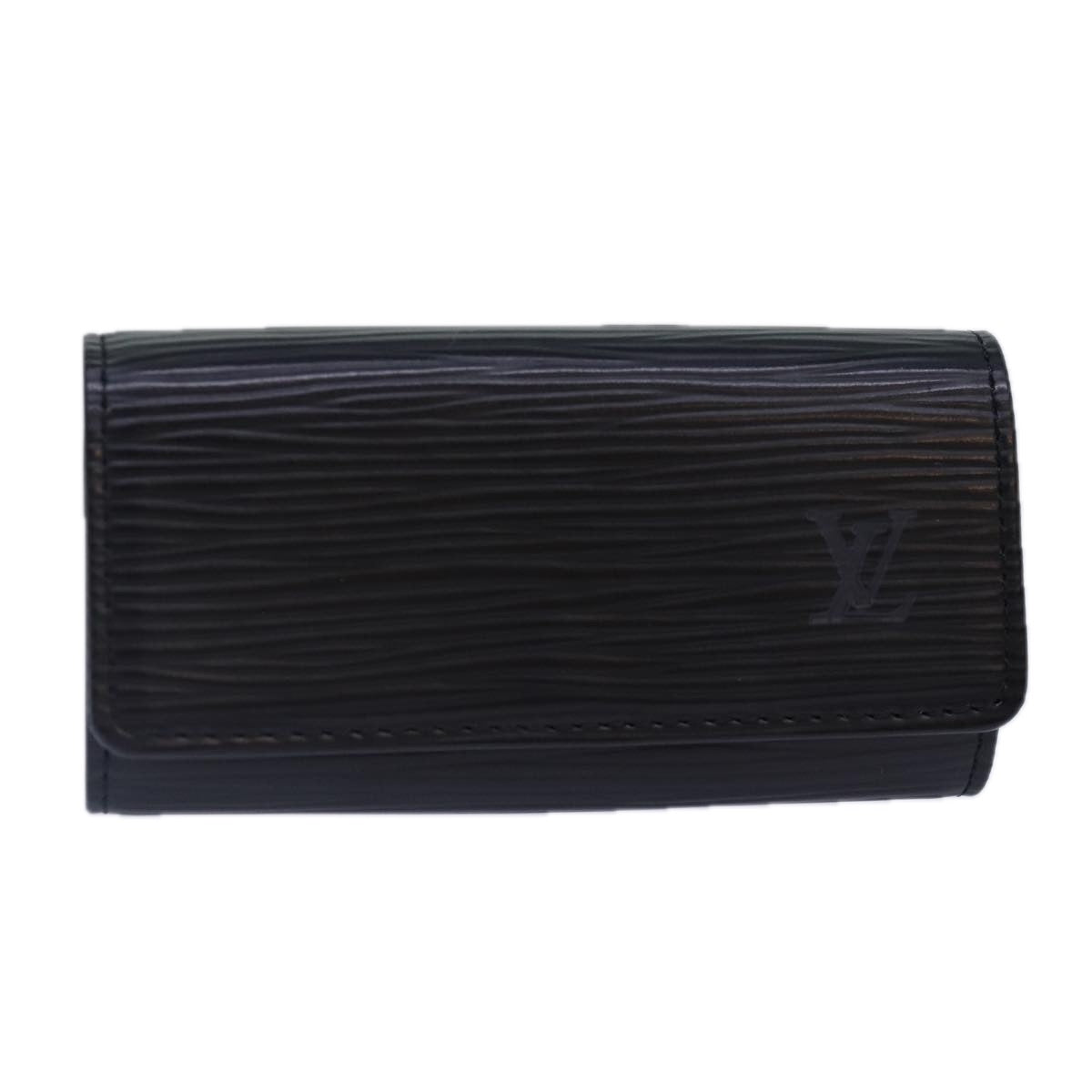 LOUIS VUITTON Epi Multicles 4 Key Case Noir M63822 LV Auth bs17188