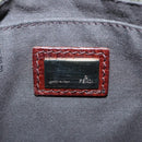 FENDI Zucchino Canvas Shoulder Bag Brown Gold Auth bs17192-19