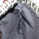 FENDI Zucchino Canvas Shoulder Bag Brown Gold Auth bs17192-20