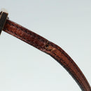 FENDI Zucchino Canvas Shoulder Bag Brown Gold Auth bs17192-9