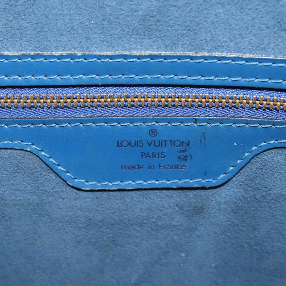 LOUIS VUITTON Epi Saint Jacques Shopping Shoulder Bag Blue M52275 Auth bs17203