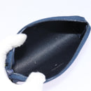 Christian Dior Trotter Canvas Pouch Navy Gold Auth bs17208-11