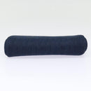Christian Dior Trotter Canvas Pouch Navy Gold Auth bs17208-6