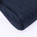Christian Dior Trotter Canvas Pouch Navy Gold Auth bs17208-7