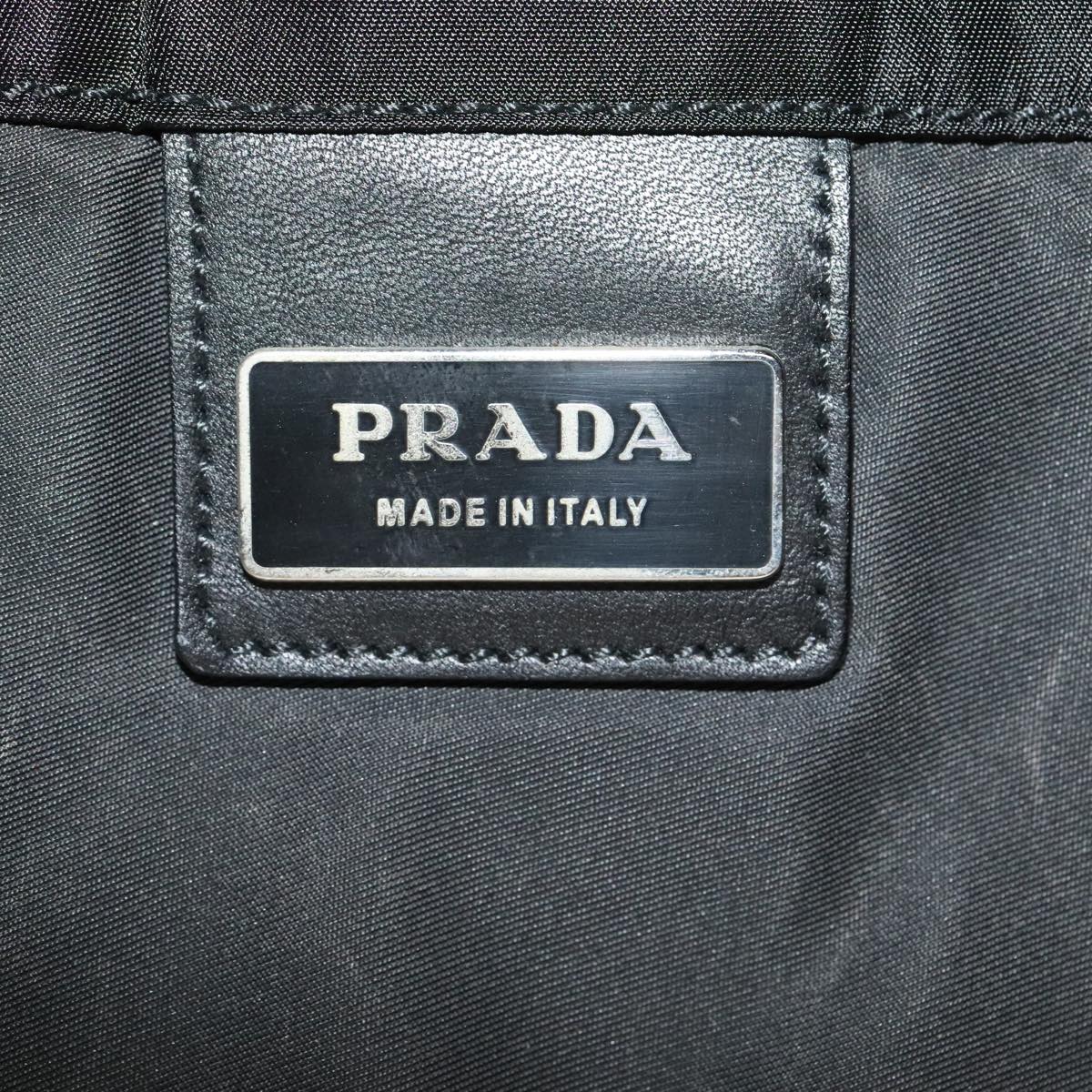 PRADA Garment Cover Nylon 2way Black Auth bs17218