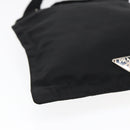 PRADA Shoulder Bag Nylon Black Silver Auth bs17219-15
