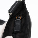 PRADA Shoulder Bag Nylon Black Silver Auth bs17219-14