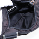 PRADA Shoulder Bag Nylon Black Silver Auth bs17219-16