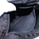 PRADA Shoulder Bag Nylon Black Silver Auth bs17219-21